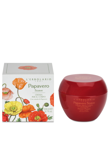 Crème corps Papavero Soave - Coquelicot