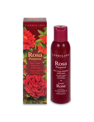 Rosa Purpurea Huile corps soyeuse - Rose Pourpre