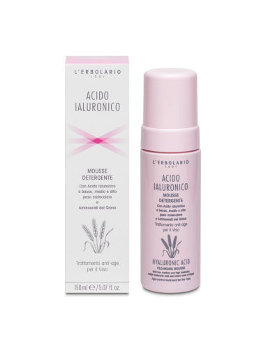 Acide Hyaluronique Mousse nettoyante visage